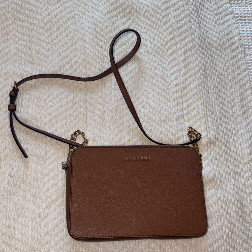 MICHAEL KORS BROWN SHOULDER BAG